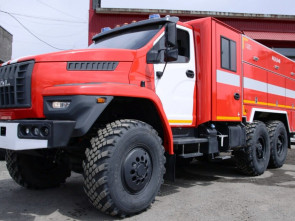 На Камчатке посёлок Ключи получил новый пожарный автомобиль «Урал NEXT»