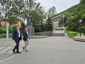 Глава города Андрей Воровский проверил ход благоустройства исторического квартала в центре Петропавловска-Камчатского 16