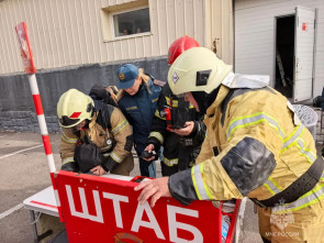 На рынке на 6 км в Петропавловске локализовали пожар на 250 кв. метрах 6