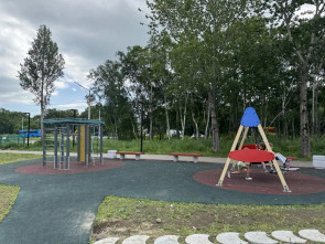 В Пионерском восстановление дорожки в сквере включили в планы благоустройства