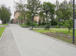 Глава города Андрей Воровский проверил ход благоустройства исторического квартала в центре Петропавловска-Камчатского 21
