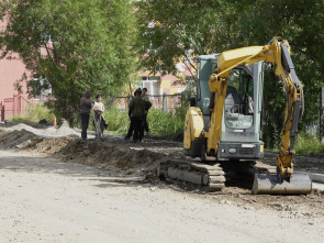 В Петропавловске-Камчатском ремонтируют проезд к социально важному объекту