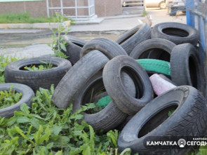 В столице Камчатки стартовала осенняя акция по приему отработанных шин