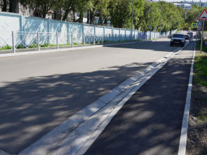 В камчатской столице полностью обновили дорогу к образовательному учреждению на Бийской 8