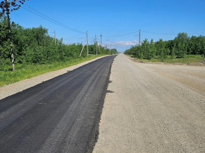В камчатском селе Кавалерское появился новый асфальт 1