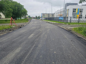В камчатском селе Кавалерское появился новый асфальт 2