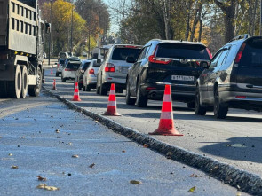 Укладка второго слоя асфальта на Ленинской в Петропавловске-Камчатском завершится 18 октября 5