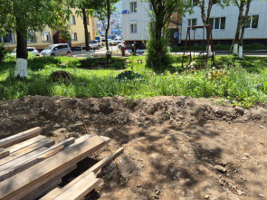Двор на Рыбаков, 1/1 в камчатской столице обновляют по федеральной программе 4