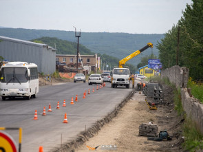 На федеральной трассе А-401 продолжаются плановые дорожные работы