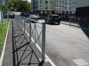 В камчатской столице полностью обновили дорогу к образовательному учреждению на Бийской 4
